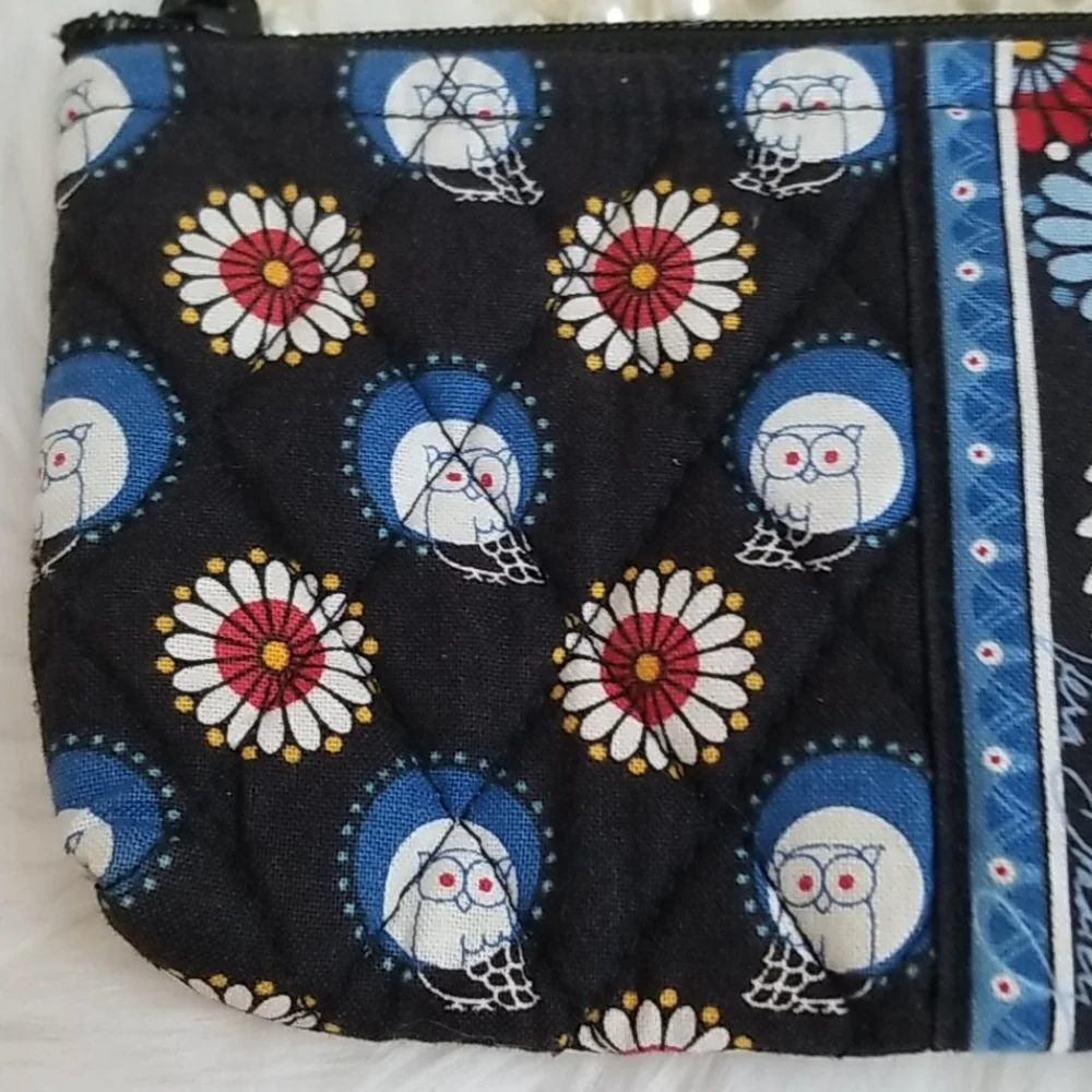 Vera Bradley Night Owl Pencil/Cosmetic Case
